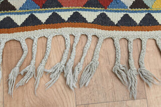 3x11, Handmade Vintage Kilim Runner - Thumbnail