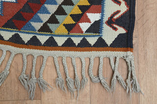 3x11, Handmade Vintage Kilim Runner - Thumbnail