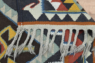 3x11, Handmade Vintage Kilim Runner - Thumbnail