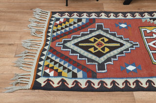 3x11, Handmade Vintage Kilim Runner - Thumbnail