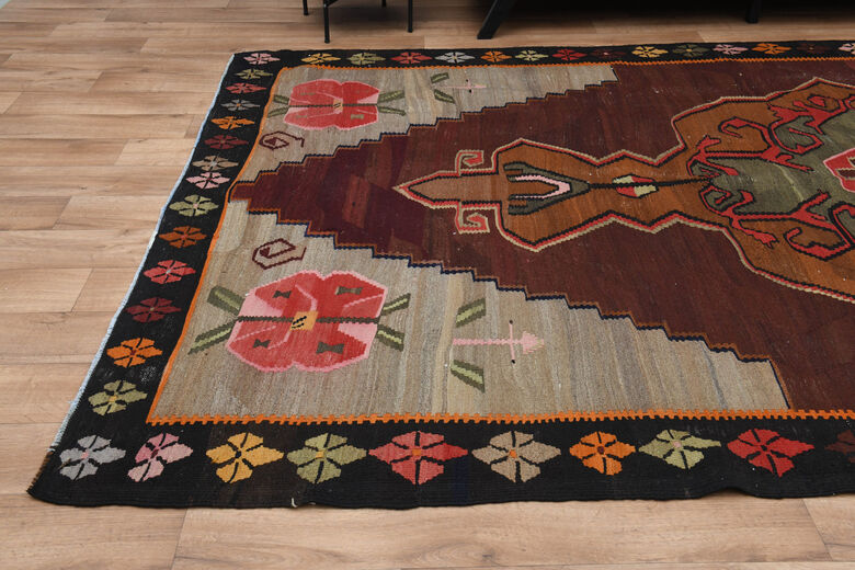 7x13, Special Handmade Vintage Rug