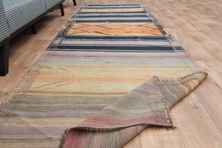 4x13, Wide Wool Vintage Runner - Thumbnail