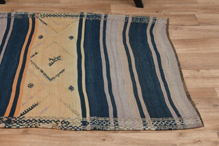 4x13, Wide Wool Vintage Runner - Thumbnail