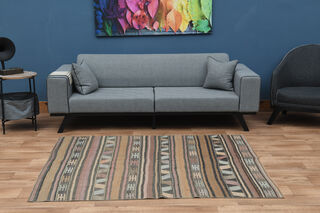 5x6, Flatweave Vintage Rug - Thumbnail