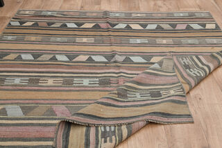 5x6, Flatweave Vintage Rug - Thumbnail