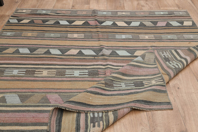 5x6, Flatweave Vintage Rug