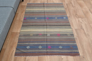 3x5, Bohemian Decor Turkish Kilim - Thumbnail