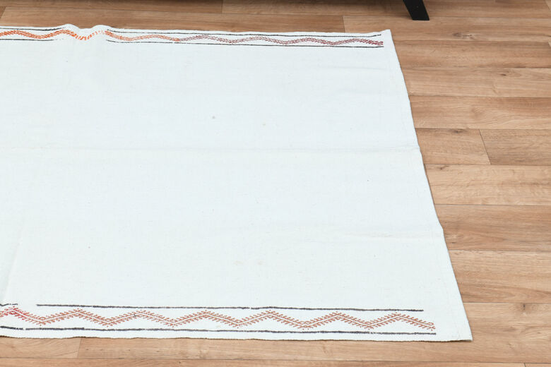 4x6, Washable Vintage Kilim Rug