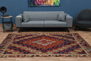 Interior Designer Vintage Kilim Rug - Thumbnail