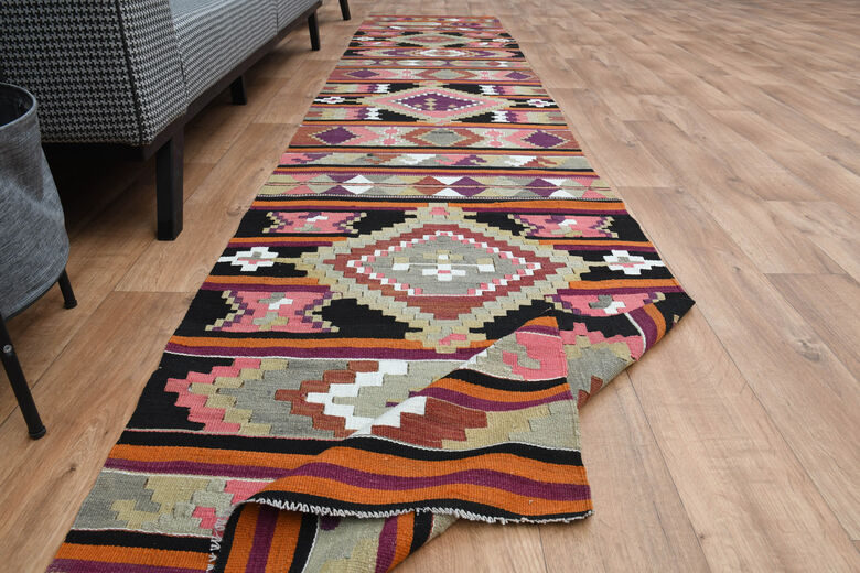 Vintage Stair Kilim Runner