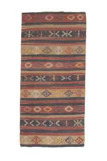 2x5, Vintage Oushak Kilim Runner - Thumbnail