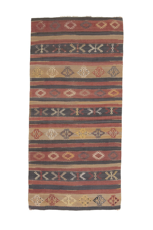 2x5, Vintage Oushak Kilim Runner