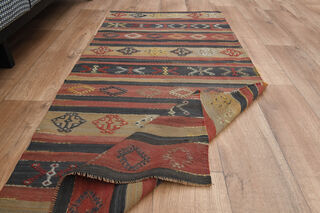 2x5, Vintage Oushak Kilim Runner - Thumbnail