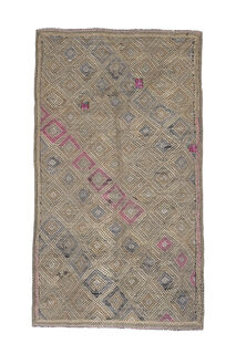 Farmhouse Decor Turkish Kilim Rug - Thumbnail