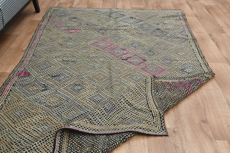 Farmhouse Decor Turkish Kilim Rug