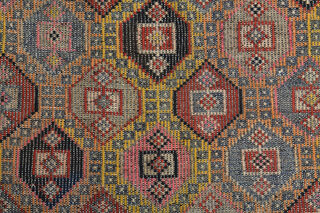 5x8, Washable Turkish Kilim Rug - Thumbnail