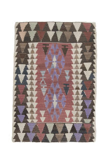 3x4, Geometric Pattern Vintage Kilim - Thumbnail