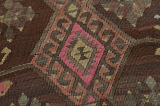 Minimalist Oriental Turkish Kilim Runner - Thumbnail