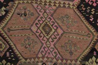 Minimalist Oriental Turkish Kilim Runner - Thumbnail