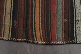 7x9, Rare Design Vintage Kilim Rug - Thumbnail