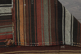 7x9, Rare Design Vintage Kilim Rug - Thumbnail