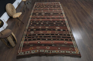 Interior Designer Vintage Kilim Runner - Thumbnail