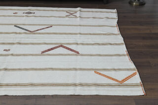 6x8, Bohemian Decor Turkish Kilim Rug - Thumbnail