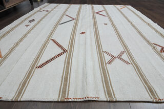 6x8, Bohemian Decor Turkish Kilim Rug - Thumbnail