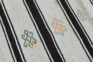 Striped Vintage Kilim Rug - Thumbnail