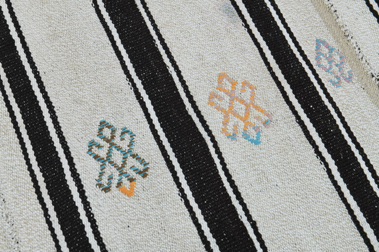 Striped Vintage Kilim Rug