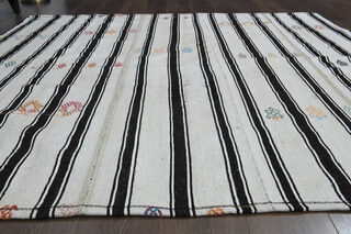 Striped Vintage Kilim Rug - Thumbnail