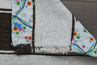 2x10, White Brown Vintage Runner - Thumbnail