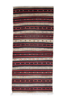 5x11, Wide Rustic Flatweave Kilim Runner - Thumbnail