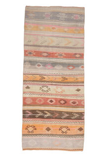 4x9, Boho Decor Turkish Kilim Rug - Thumbnail