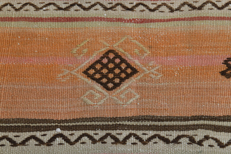 4x9, Boho Decor Turkish Kilim Rug