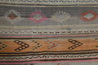 4x9, Boho Decor Turkish Kilim Rug - Thumbnail