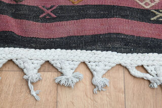 Wool Flatweave Vintage Runner - Thumbnail