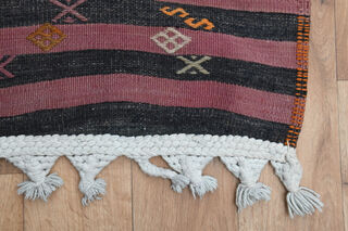 Wool Flatweave Vintage Runner - Thumbnail