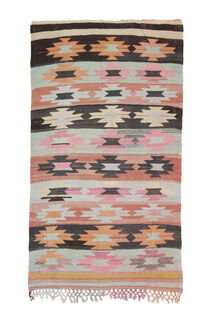 5x8, Home Decor Vintage Kilim Rug - Thumbnail