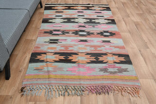 5x8, Home Decor Vintage Kilim Rug - Thumbnail