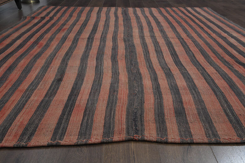 7x9, Mid Century Modern Turkish Rug