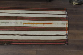 3x9, Boho Decor Vintage Kilim Runner - Thumbnail