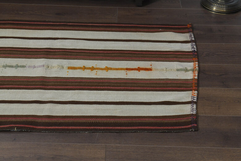 3x9, Boho Decor Vintage Kilim Runner