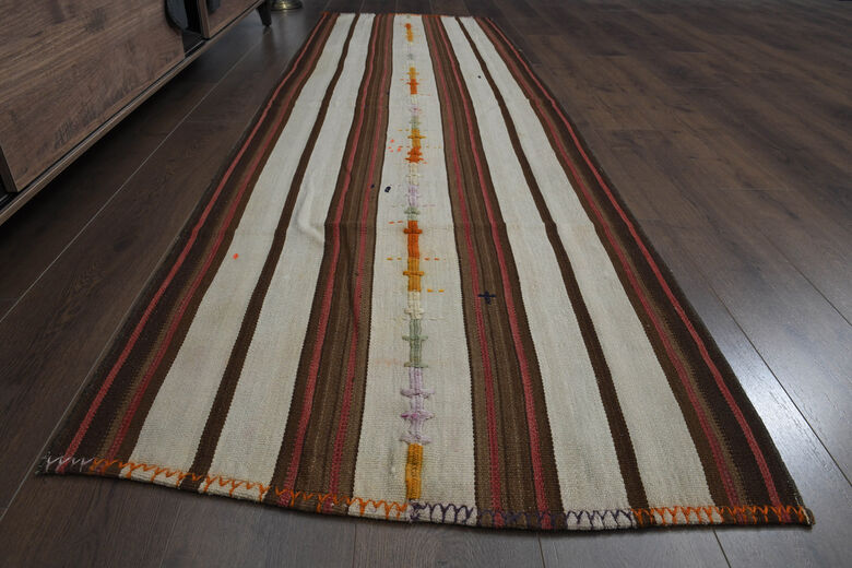 3x9, Boho Decor Vintage Kilim Runner