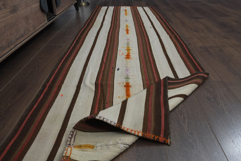 3x9, Boho Decor Vintage Kilim Runner