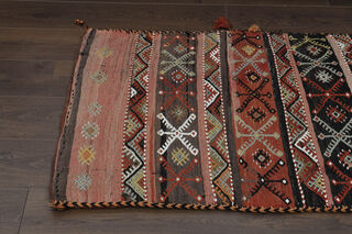 3x4, Washable Wool Vintage Kilim - Thumbnail