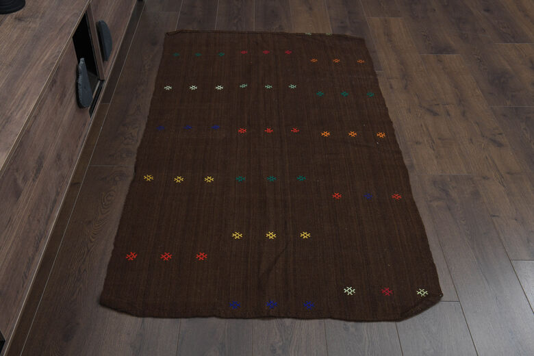 3x5, Organic Cotton-Wool Vintage Rug