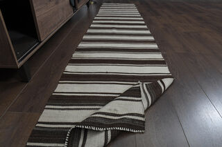 2x11, Soft Wool Vintage Kilim Runner - Thumbnail