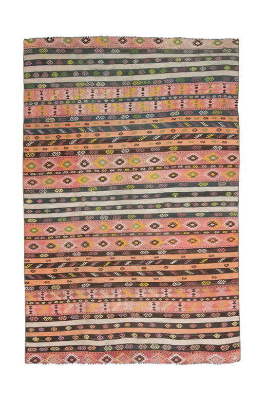 6x9, Handmade Vintage Kilim Runner