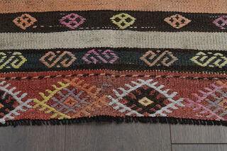 6x9, Handmade Vintage Kilim Runner - Thumbnail